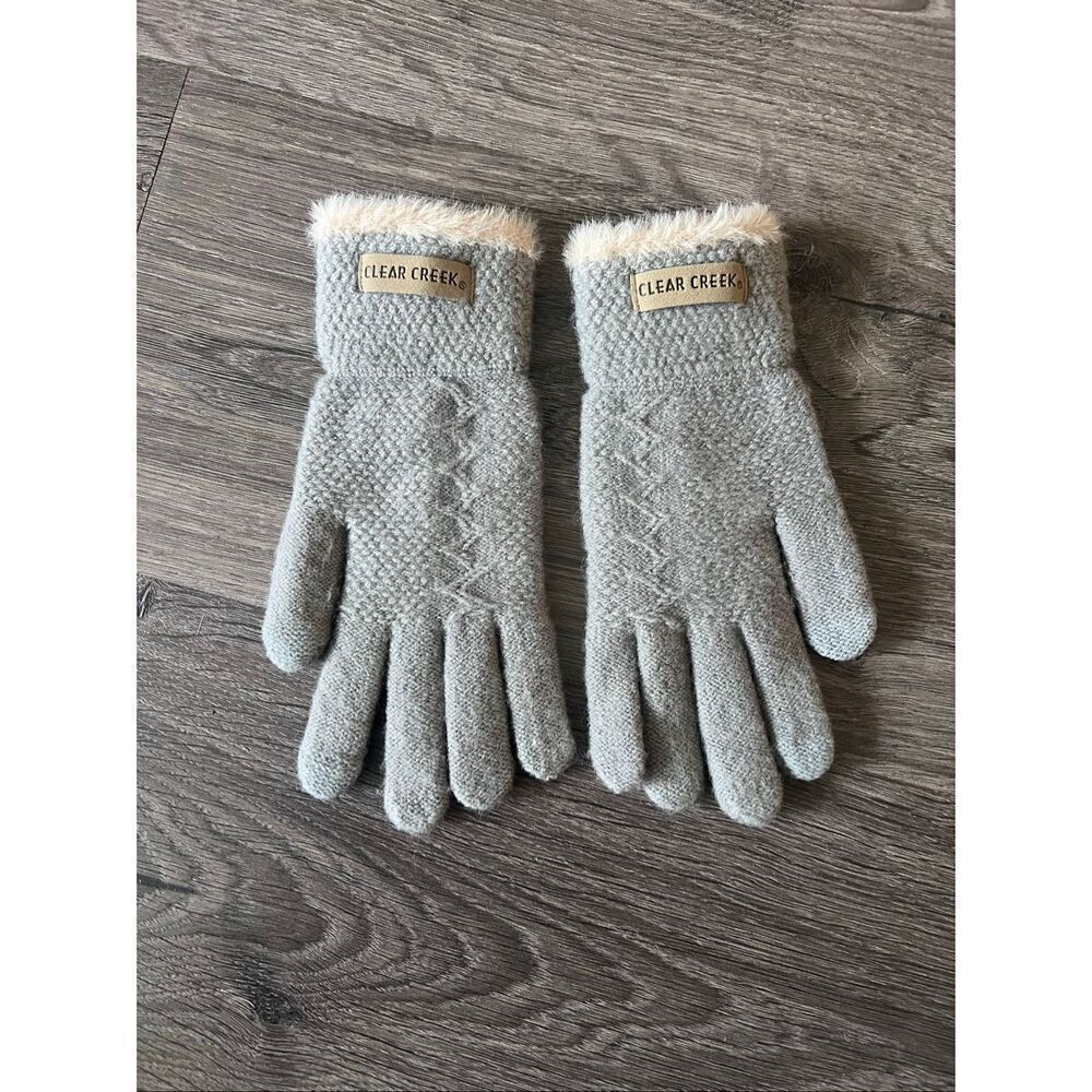 Clear Creek Women's  Knit Winter Warm Soft & Comfy Touchscreen Texting Gloves